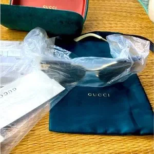 Gucci | Accessories | Gucci Web Stripe Temple Metal Cat Eye  display picture 1